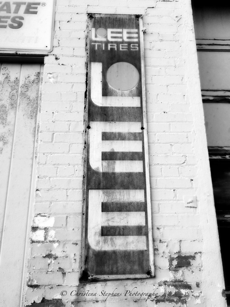 Lee Tire Sign - Unanswered Justice - Christena Stephens Photography