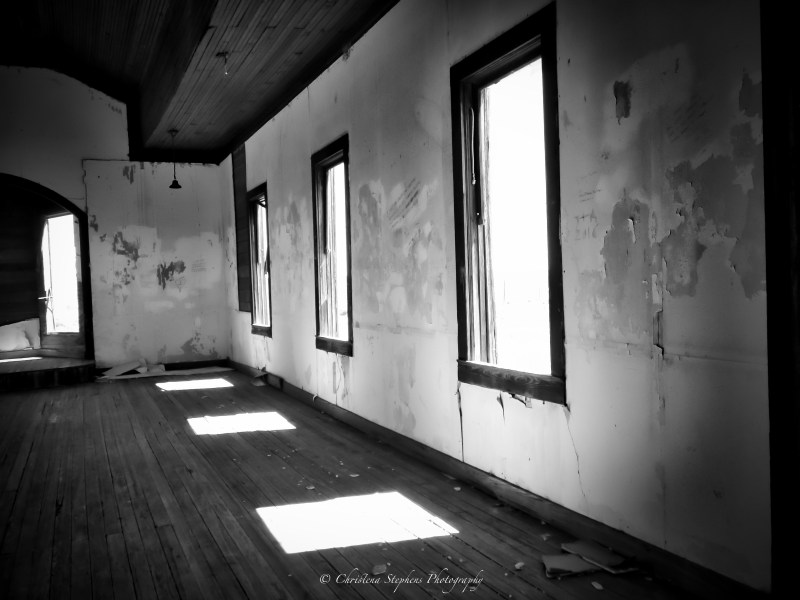 Shadows of Empty Faith - Taiban New Mexico Photograph
