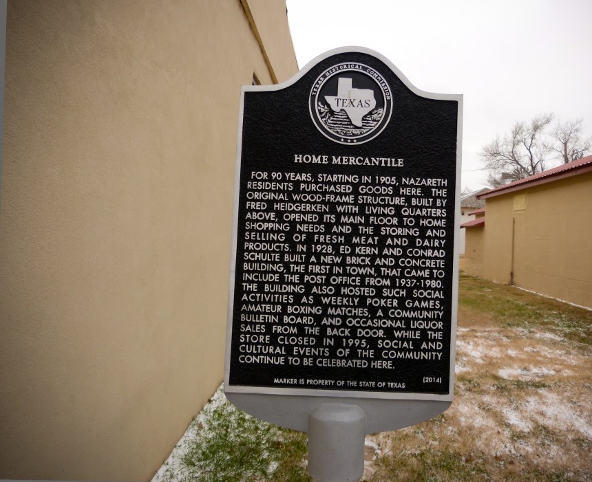 Home Mercantile Historical Marker